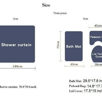 3d Lion & Beauty Design Shower Curtain..