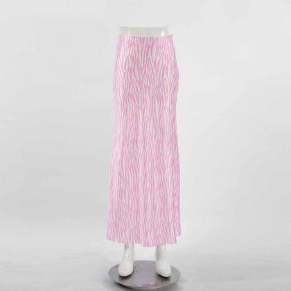 Sexy Zebra Print High Waist Tight Skirts