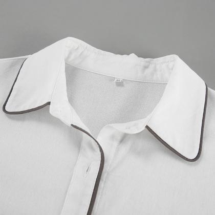 Fashion Cotton Linen Long Sleeves Shirts..