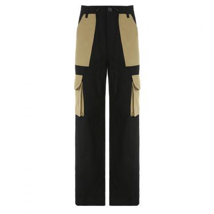 Casual High Waist Long Pants With Pockets