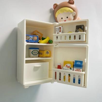 3d Cute Mini Refrigerator Model Sticker Decoration..