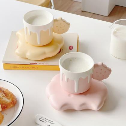 Creative Biscuit Cookies Design Coffee Cup With..