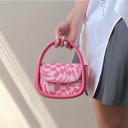 Pink Women's Small Shoulder Bags,..