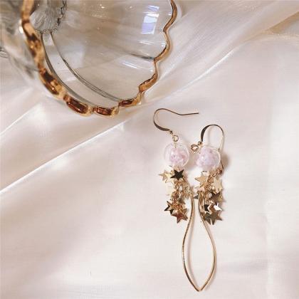 Original Sweet Pink Bubble Dangle Earrings For..