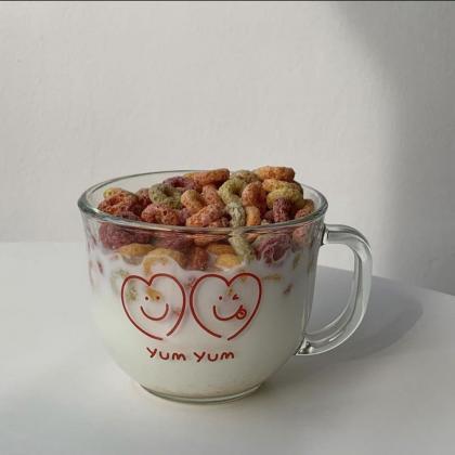 350ml Coffee Mug Cartoon Milk Cup Cute Glass Cute..