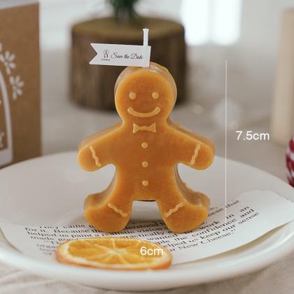 1pc Gingerbread Man Christmas Scented Candle..
