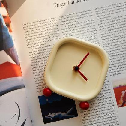 Table Top Clock, Home Decoration, Cute Wooden..