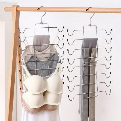 Houesehold Foldable Multi-layer Underwear Hanger..