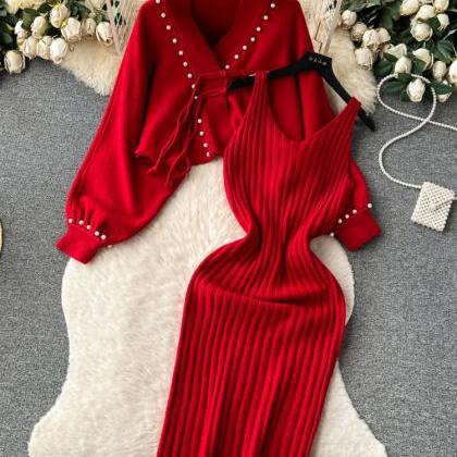Fall Winter Knitwears Two Piece Sets For Women..