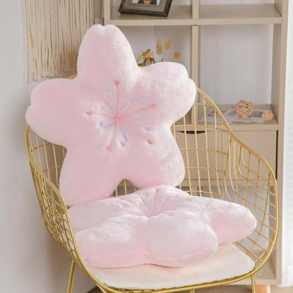 45cm Pink Sakura Plush Pillow Kawaii Flowers Plush..