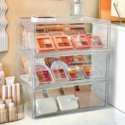 Eyeshadow Tray Storage Box Acrylic Cosmetics..