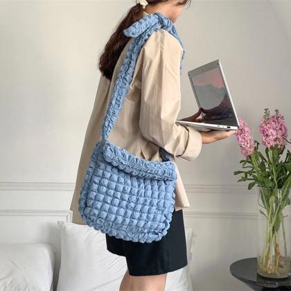 Hobo Bags Quilted Padded Shopper Purse Korean..