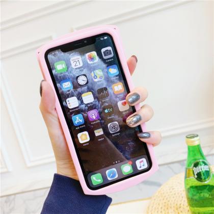 3d Full Silicone Pink Chill Pills Tpu Phone Case..