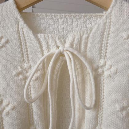 Women Cardigan Korean Style Knitted Cardigan With..