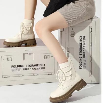 Women's British Style Platform Boots..