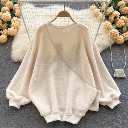 Women Knit Sweater Y2k Fashion Oversized Pullovers..