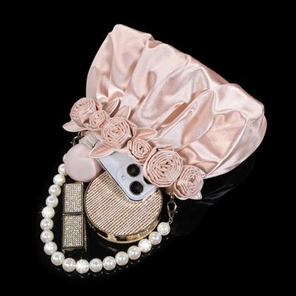 Advanced Ynthetic Pearl Top-handle Women Silk..