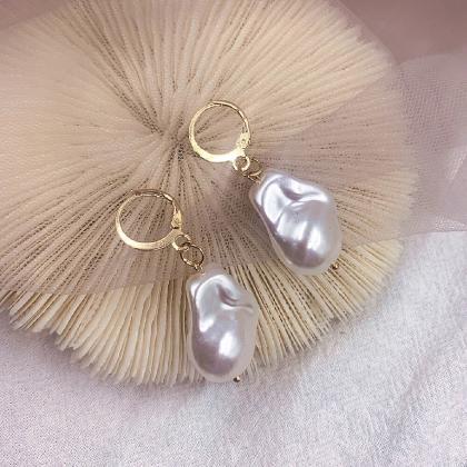Fashion Simple Baroque Style Imitation Pearl..