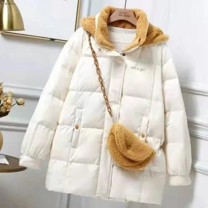 Women Down Cotton Coat Winter Jacket Female Loose..