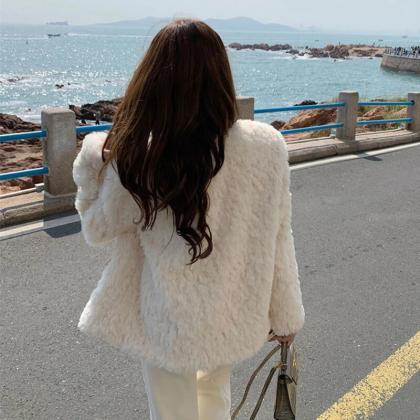 Winter Women Jacket Lamb Wool Korean Style..