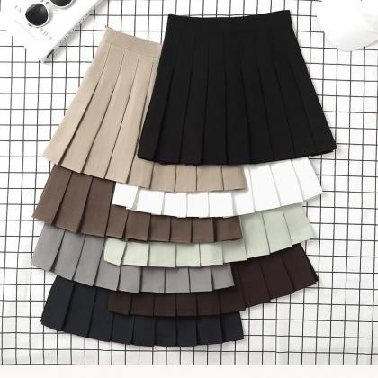 Brown Skirt Ladies 2022 Summer Clothes..