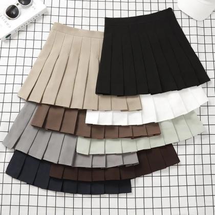 Brown Skirt Ladies 2022 Summer Clothes..