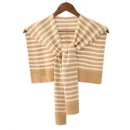 Striped Knit Sweater Color Variants Casual Cotton..
