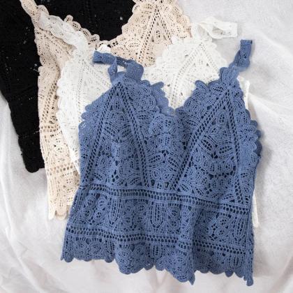 Bohemian Crochet Lace Cami Tank Top Assorted..