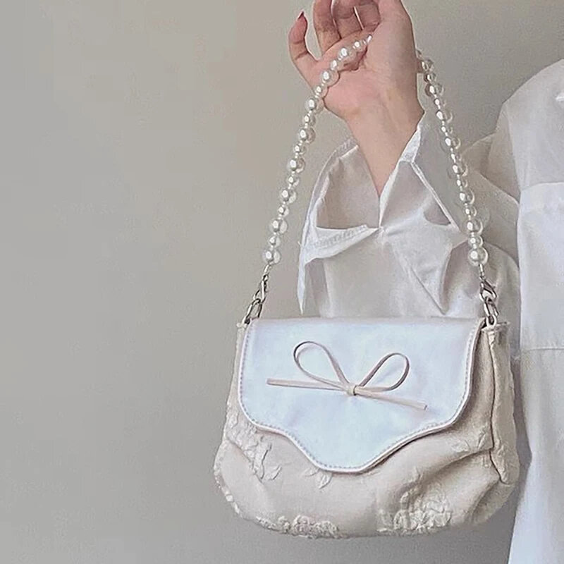 Elegant Large Pearl Bag Pearl