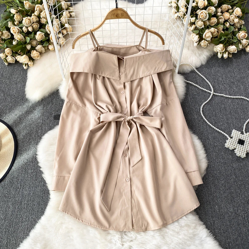 navy blue dress for baby girl 4PCS Women Retro Hanbok Dress Korean A-Line Daily Court Top Dress Pannier  Brooch main image 1