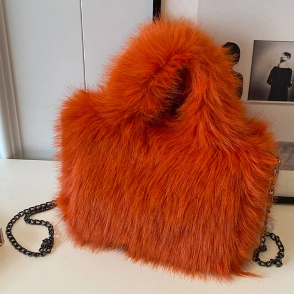 Faux Fur Women's Shoulder Bag main image 0