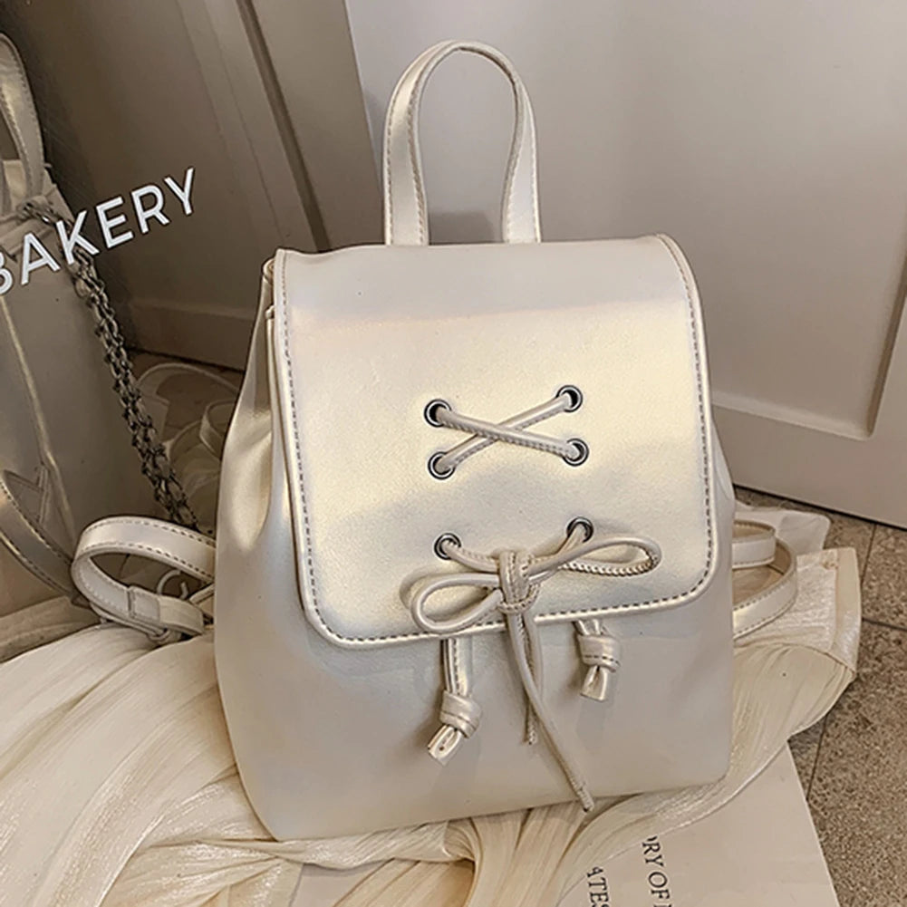 Lace up backpack cheap