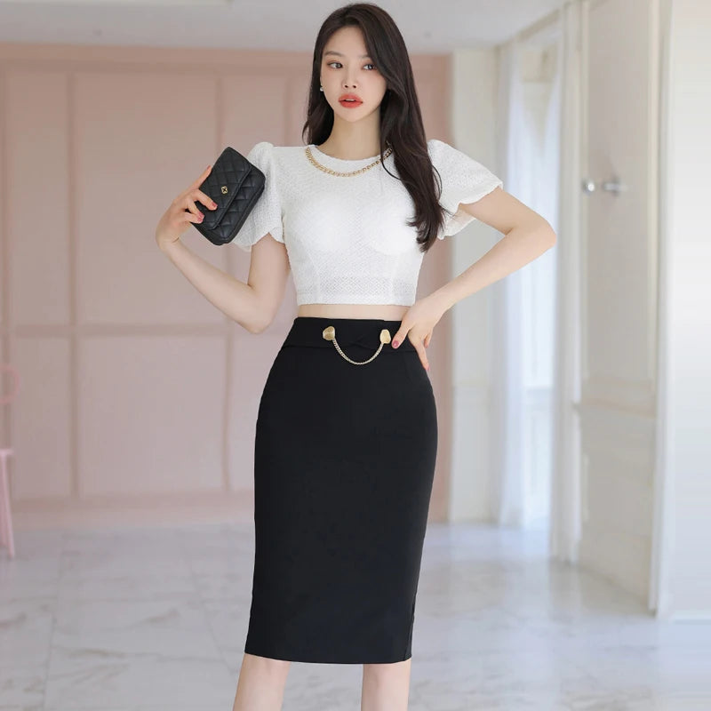 pencil skirt dress black Ingrid Lace Long Sleeve Maxi Dress in Black  Oh Polly UK