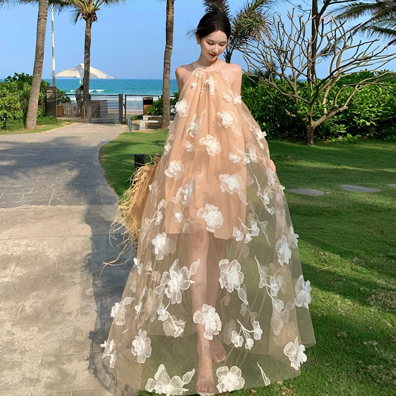 Sheer bohemian dress outlet