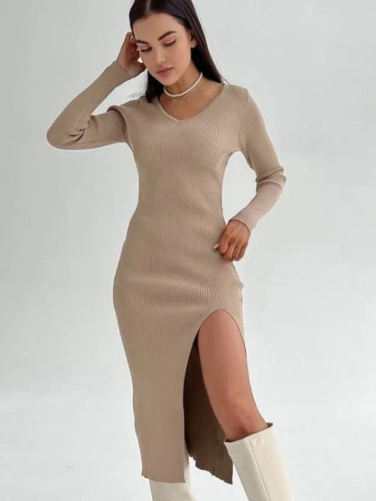 fitted lace wedding dress Amazon.com: Fabumily Women Ribbed Knit Long Sleeve Maxi Dress Slim Fit  Solid Color Bodycon Pencil Long Dress Casual Fall Winter Clothes (A-  Apricot, S) : Clothing, Shoes & Jewelry main image 1