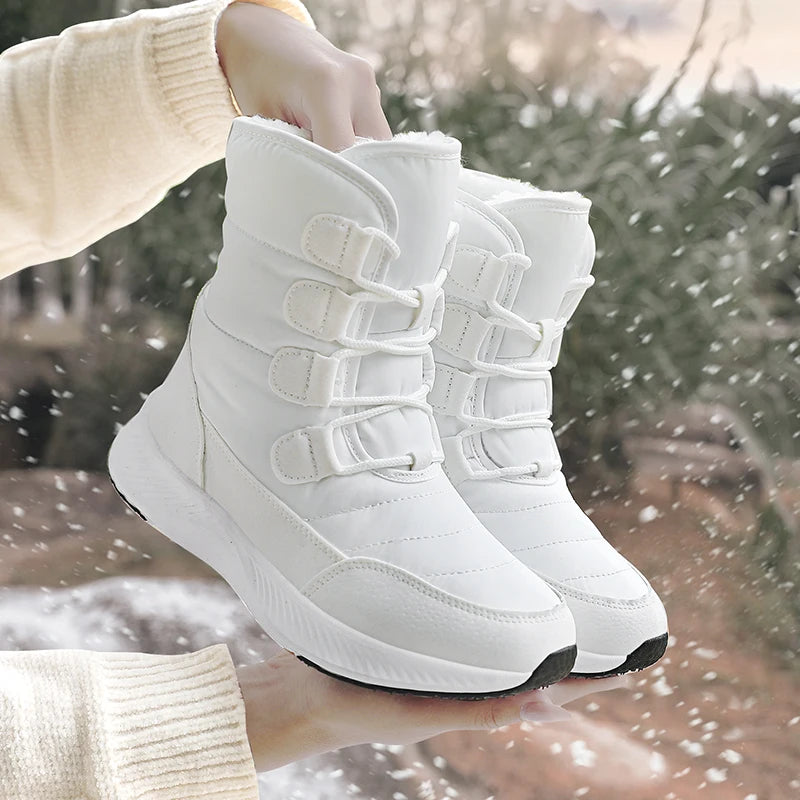 Womens Insulated Waterproof Winter Snow Boots