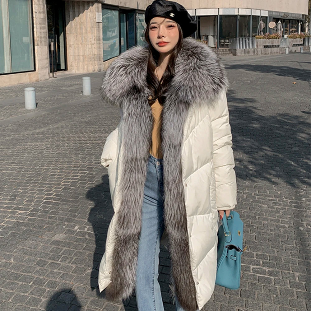 Goose down jacket women top