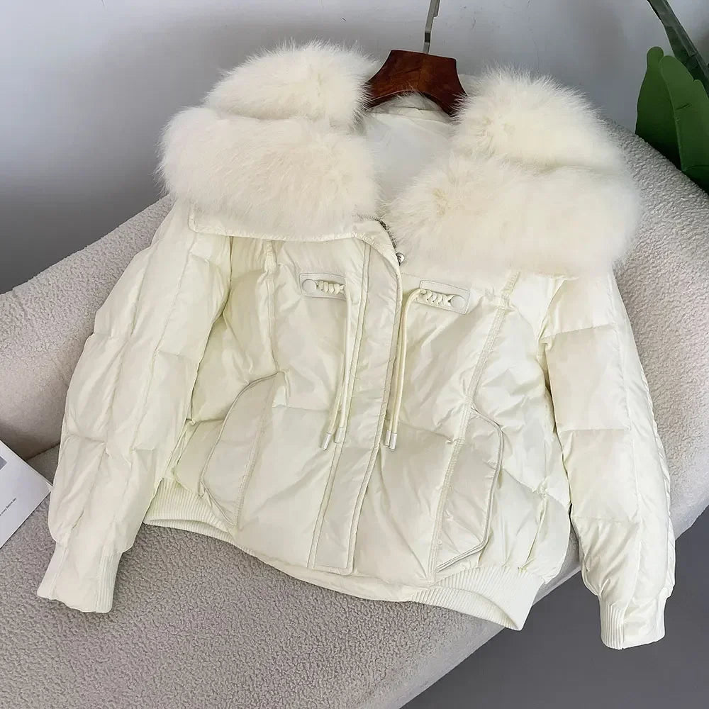 Fur lined winter jacket store