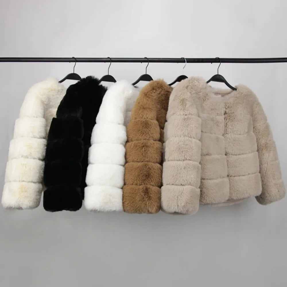 PLUSH FAUX FUR JACKET