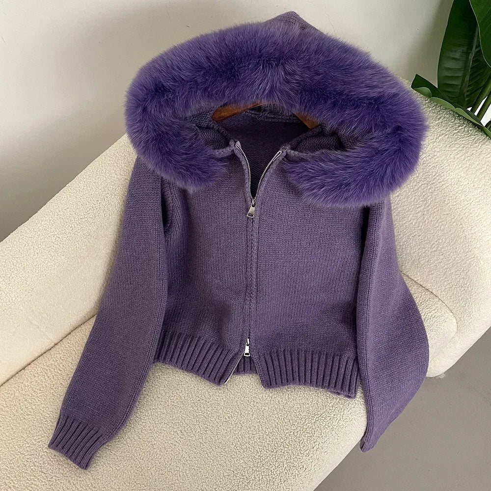 Stylish jackets, fluffy knit cardigans, quilted bombers