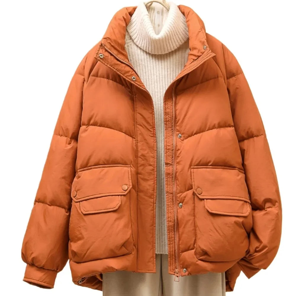 Oversized orange jacket shop