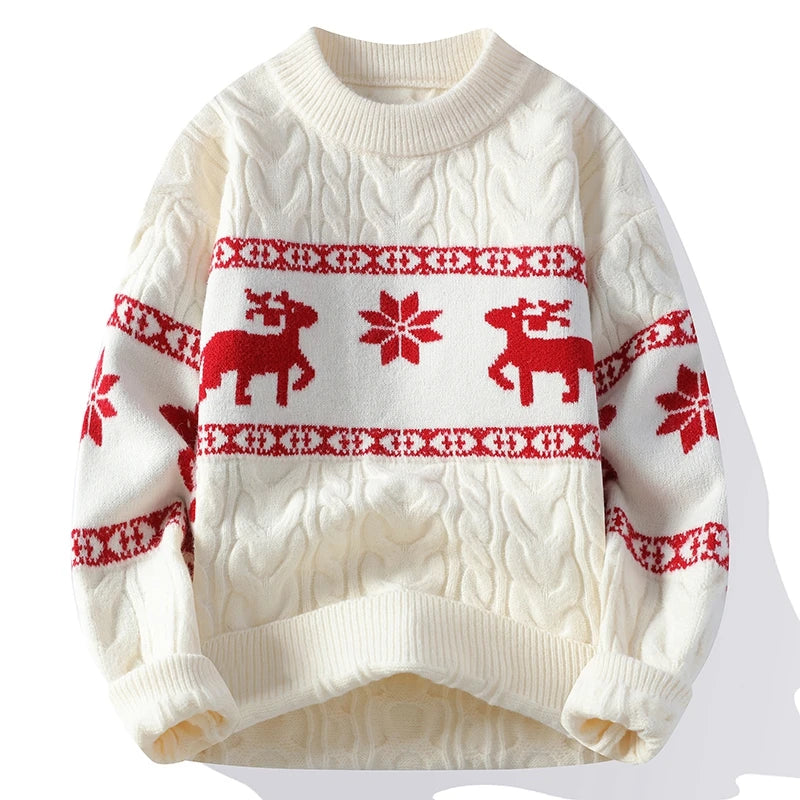 Reindeer and snowflake sweater best sale