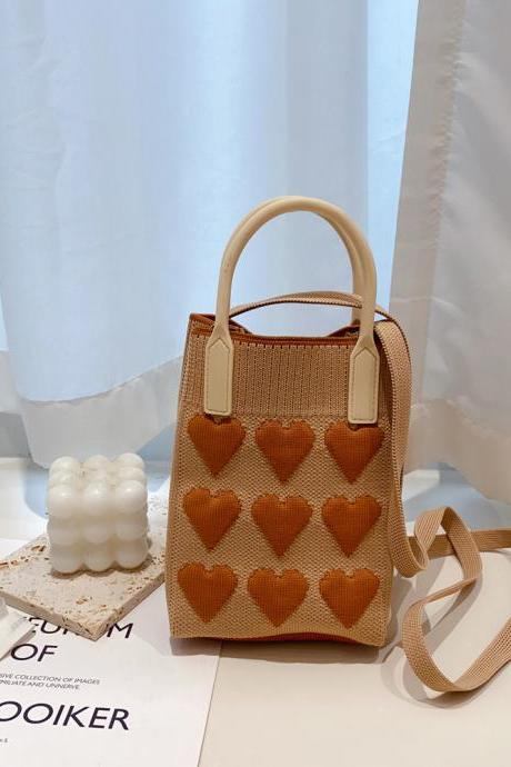 Fashion Knitted Tote Handbags