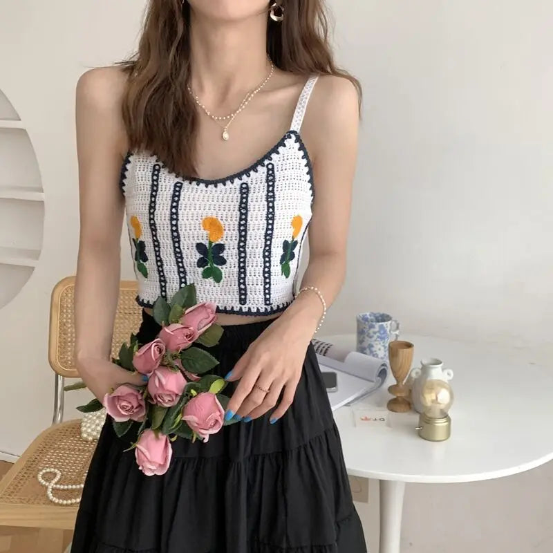 Patchwork Crop Top main image 0
