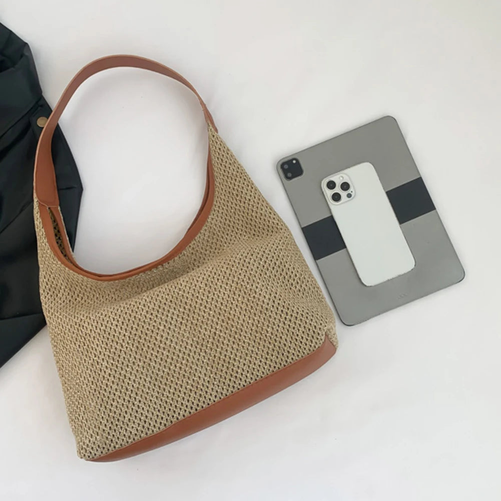 Chic Leather Tote Handbag - Elegant & Versatile