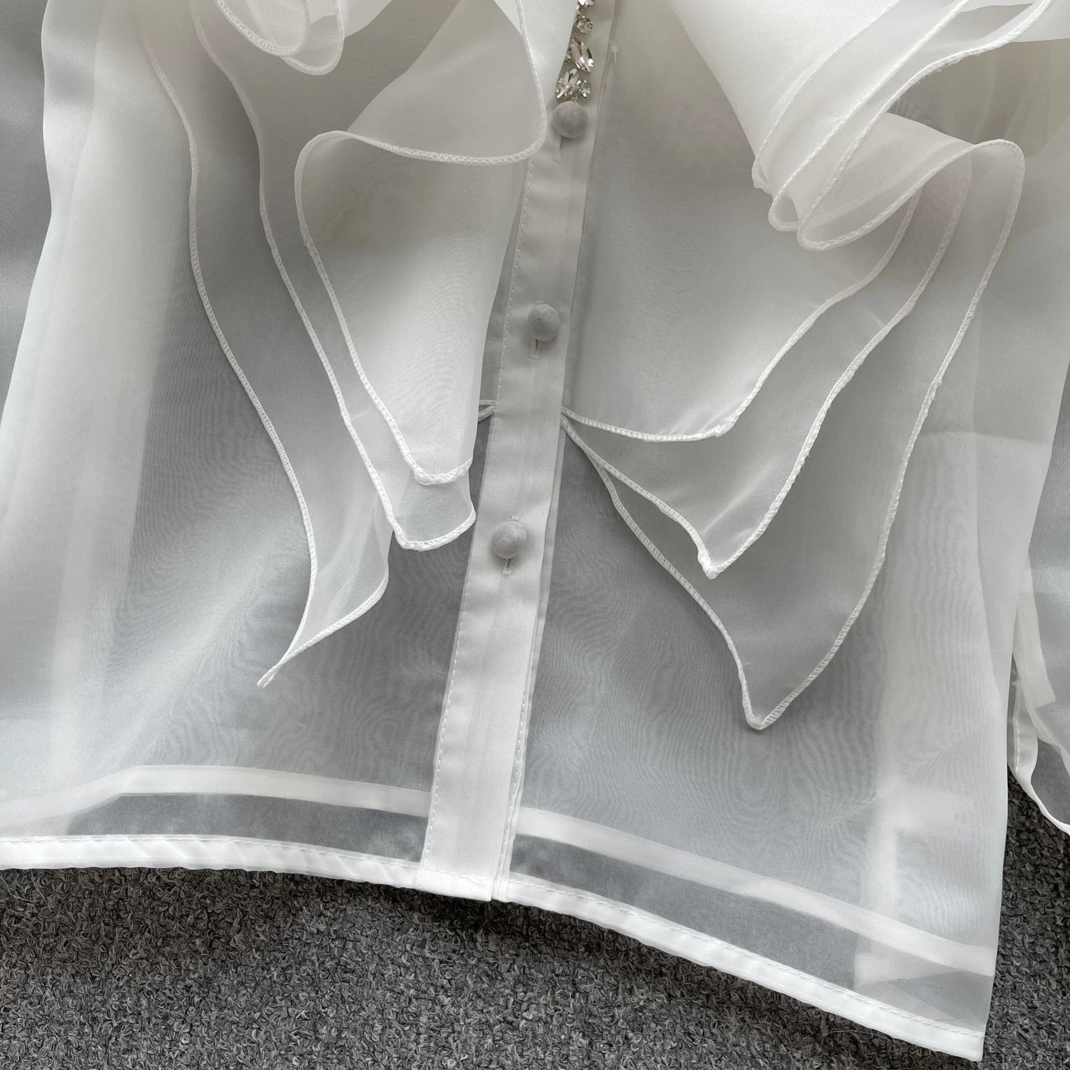 Lush Life Ruffled Chiffon Sarong