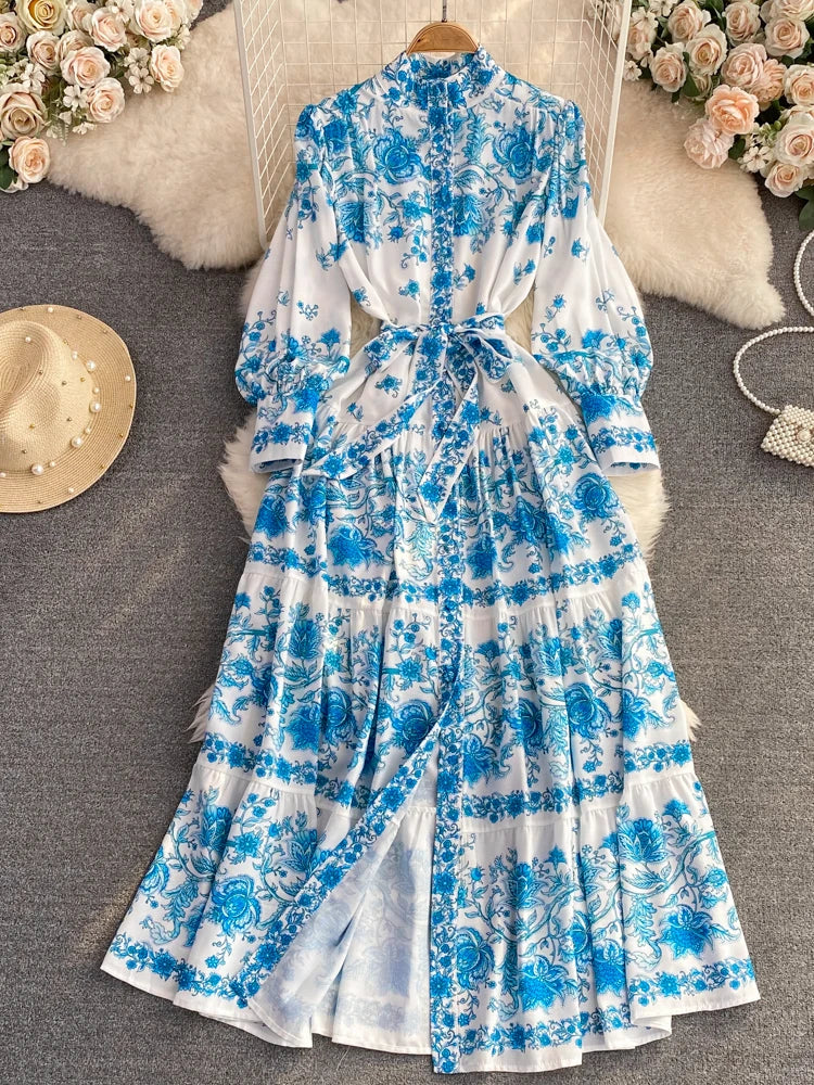 Fashion Bohemian Floral Maxi Dress
