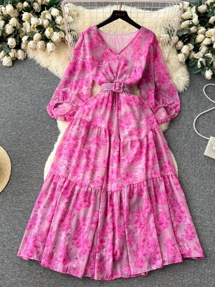 Linda Maxi Floral Dress
