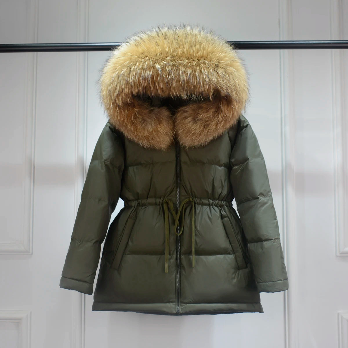 WYNTER FAUX FUR TRIM PUFFER COAT main image 1