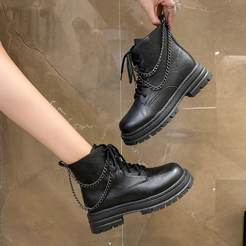 Trunk Leather Ankle Boots main image 1